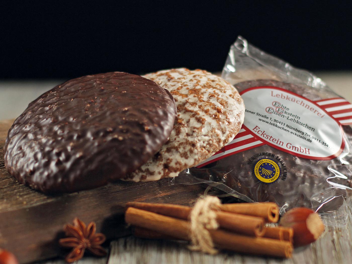 Versandkarton Echte Eckstein Elisenlebkuchen schokoliert