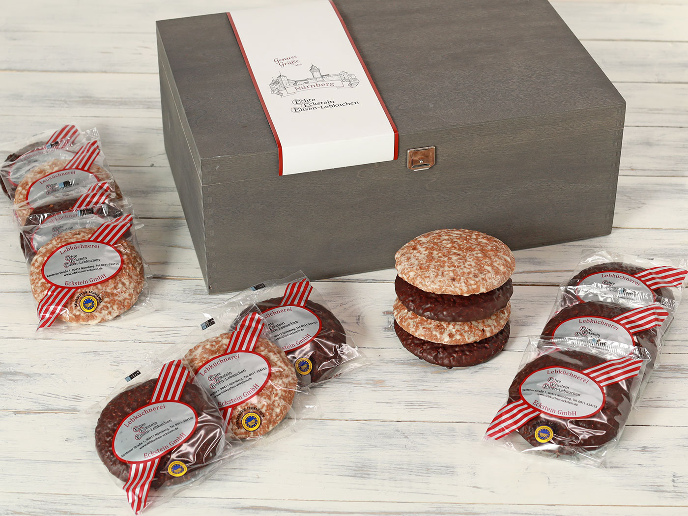 Exclusiv pur mit 45 Stück Echte Elisenlebkuchen g.g.A.