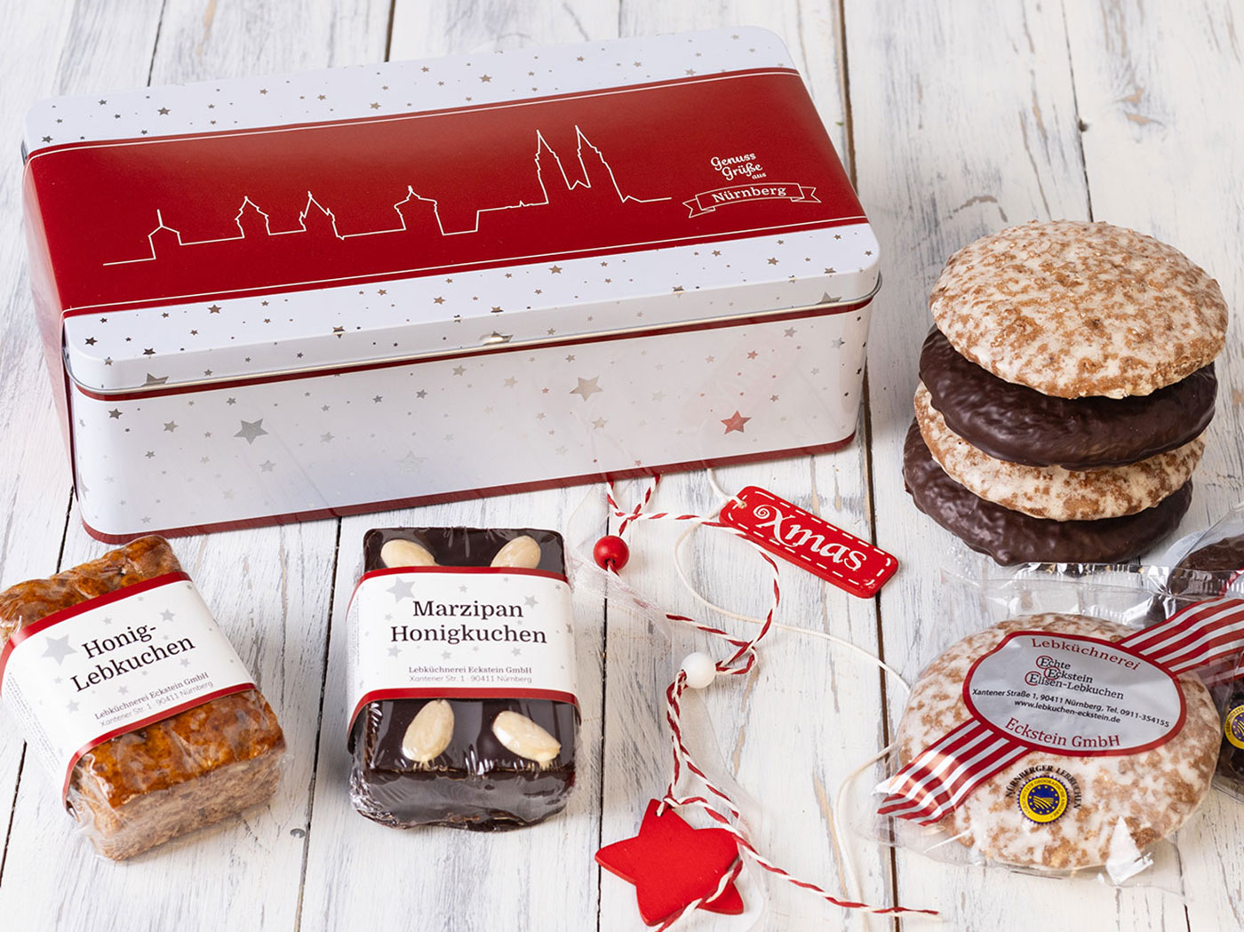 Eckstein Sternchen Lebkuchentruhe Eckstein Sternchen Lebkuchentruhe